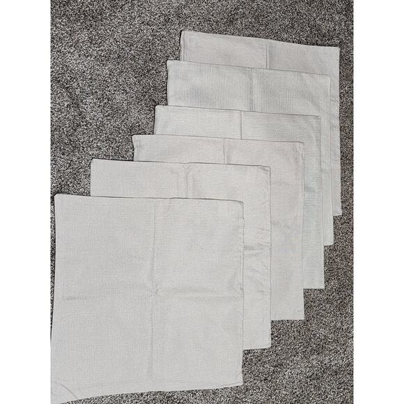 Pillow Cover Floral Square Cushion Case 18" x 18" Hope Love Faith Peace x6 - Picture 8 of 8